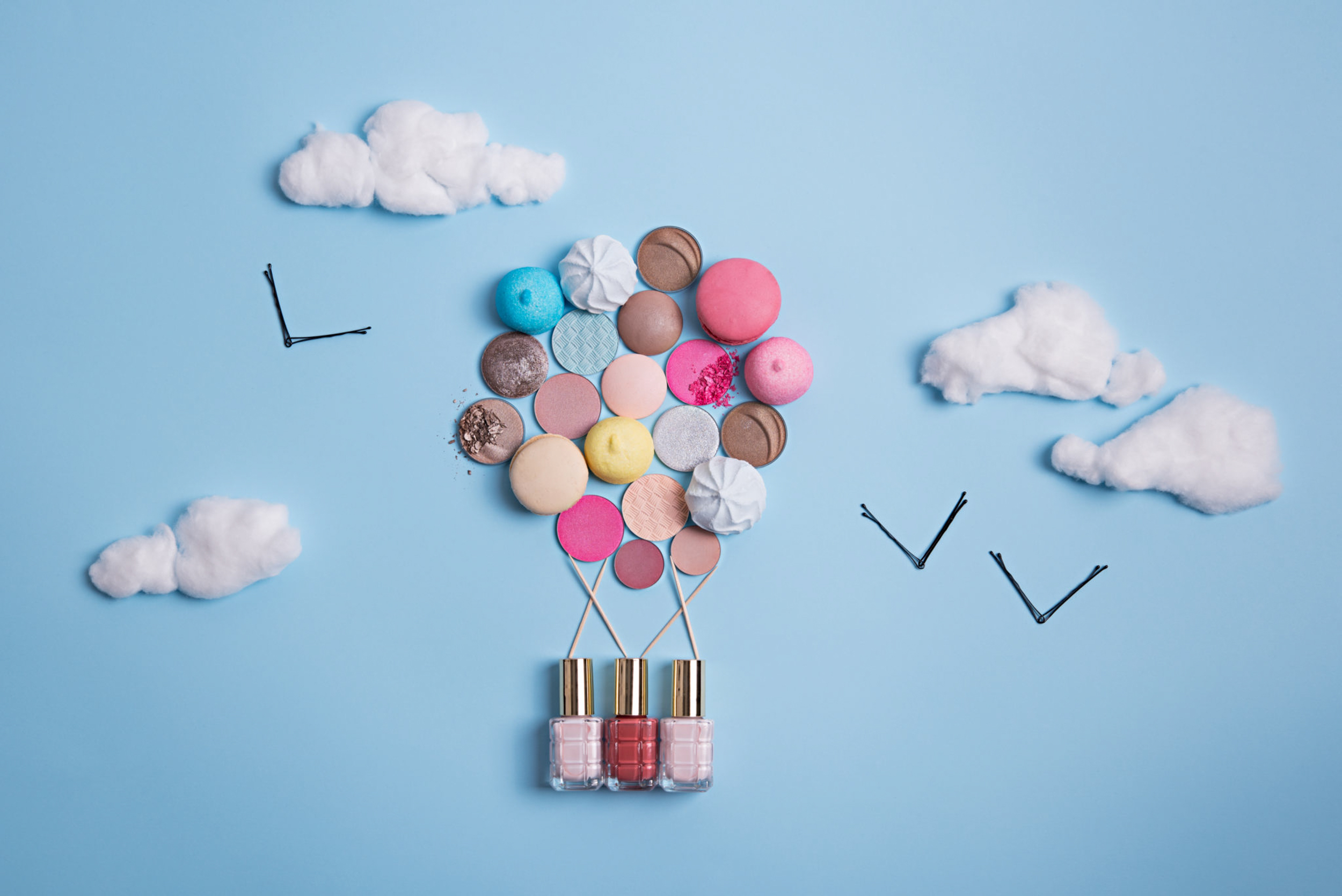 foto di still life per il merchandising di Tigotà con del make up